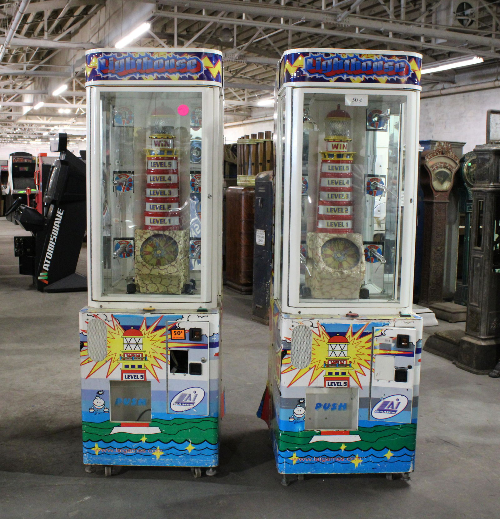 Two Lighthouse Redemption Arcade Games (1 of 3)