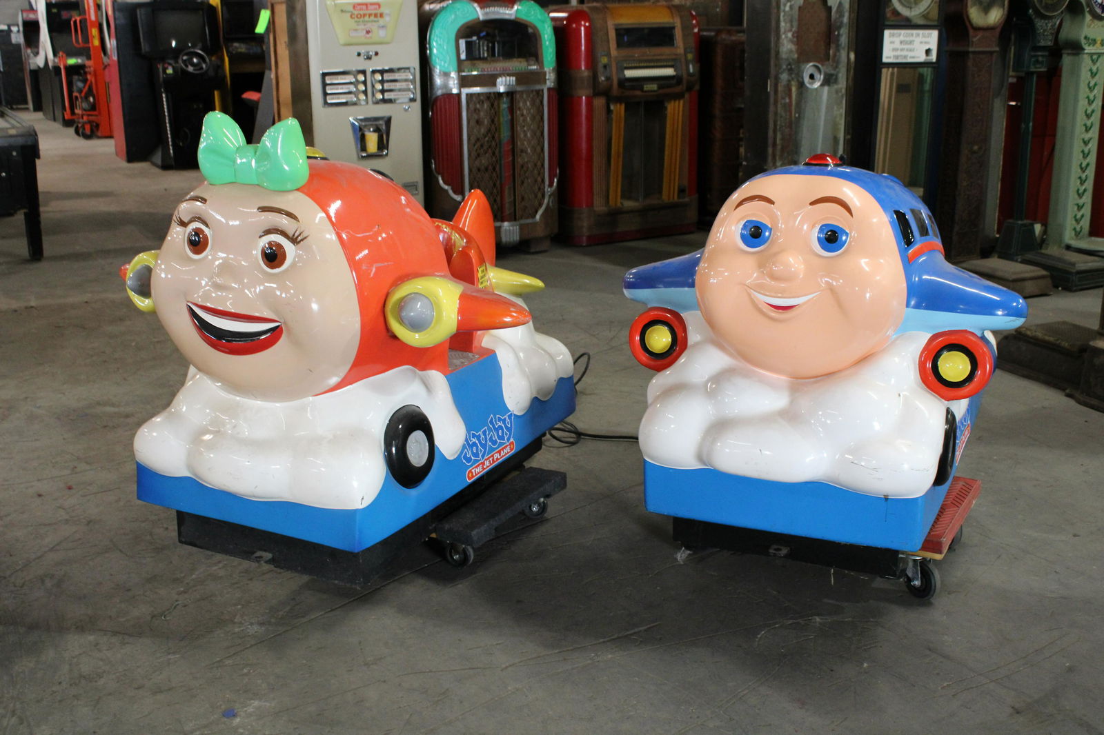 Two Jay Jay Jet Plane Kiddie Rides Apr 29 21 Jaybird Auctions In Md Two Jay Jay Jet Plane Kiddie Rides Apr 29 21 Jaybird Auctions In Md
