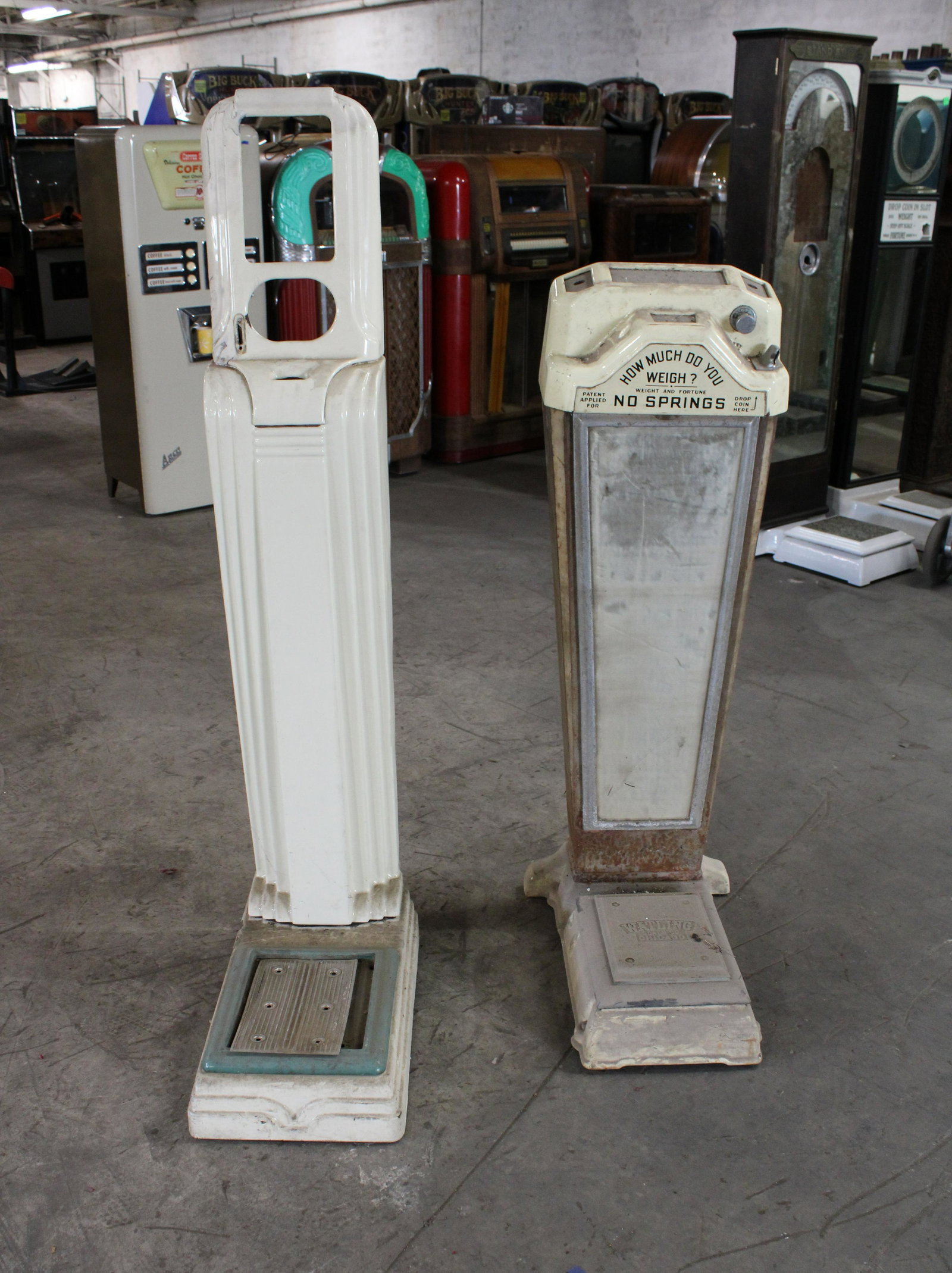 Two Porcelain Penny Scales including Watling (1 of 4)