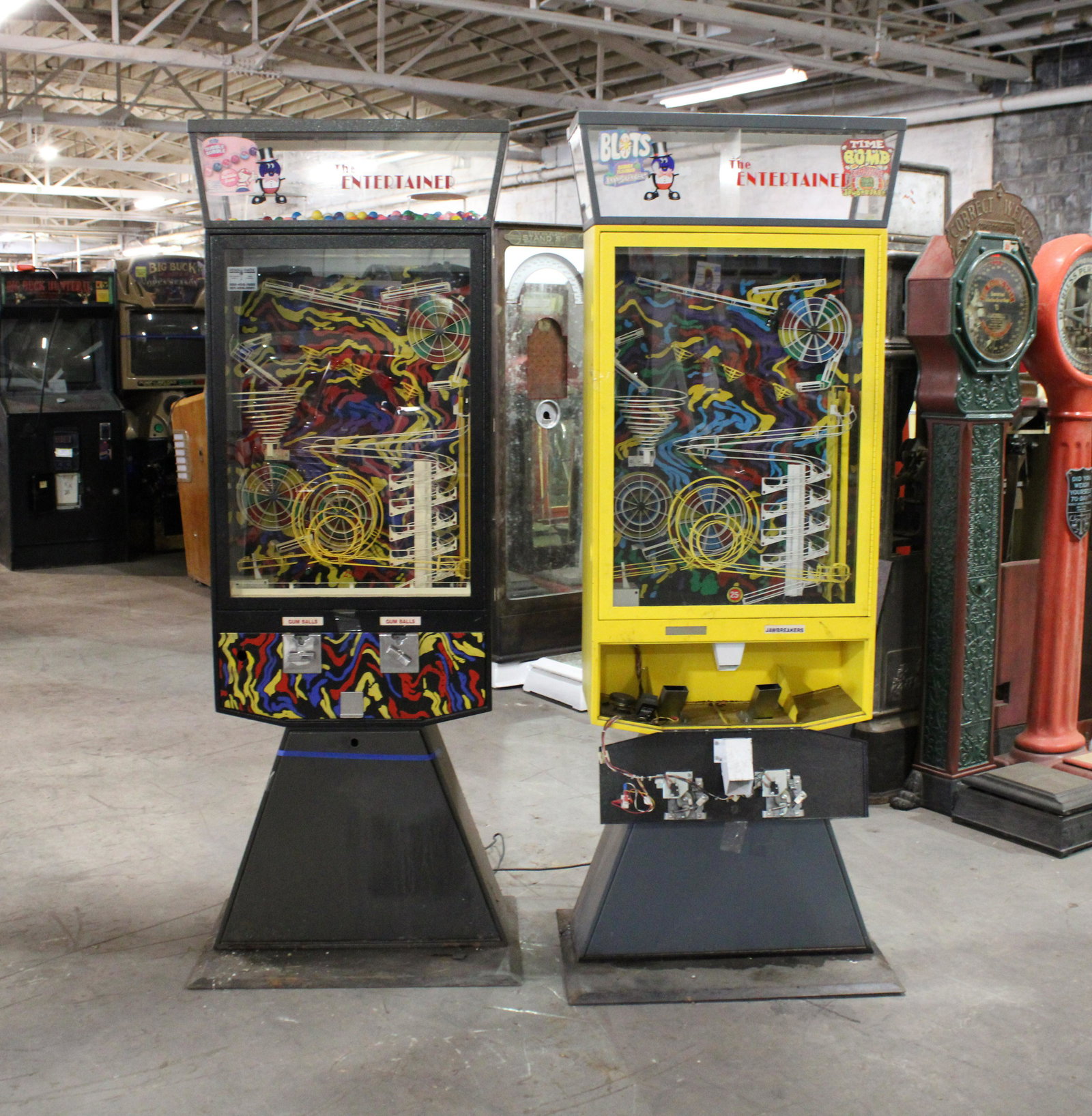 Pair of Entertainer Gumball Machines (1 of 2)