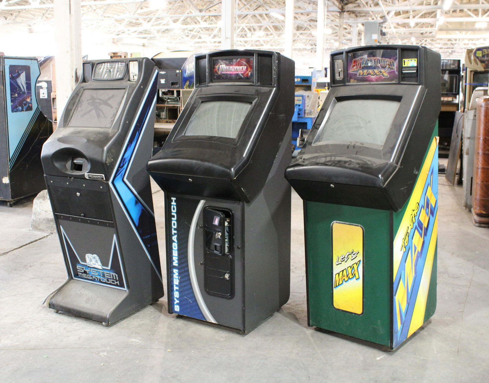 Three Megatouch Upright Games (1 of 2)