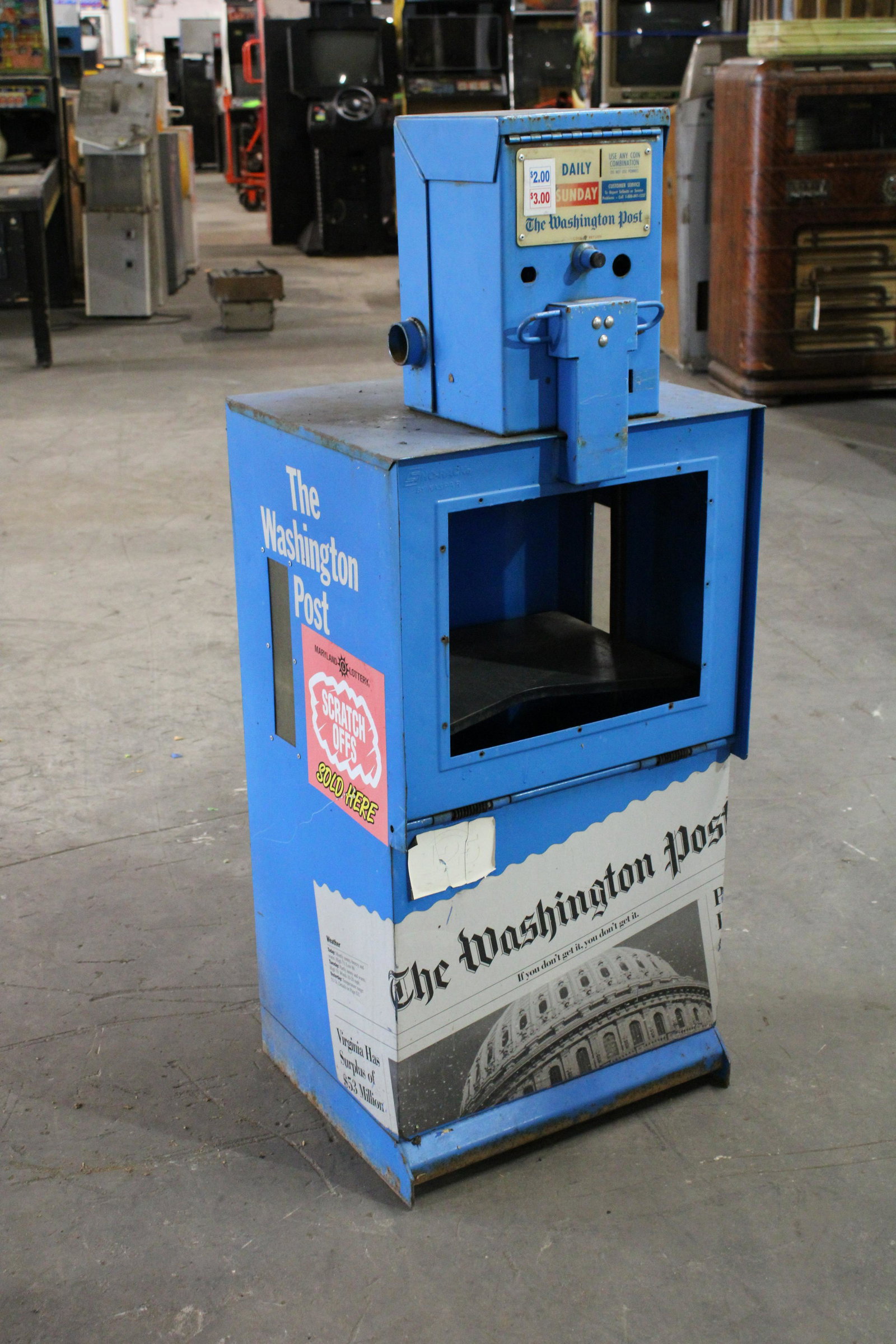 Washington Post Newspaper Box (1 of 2)