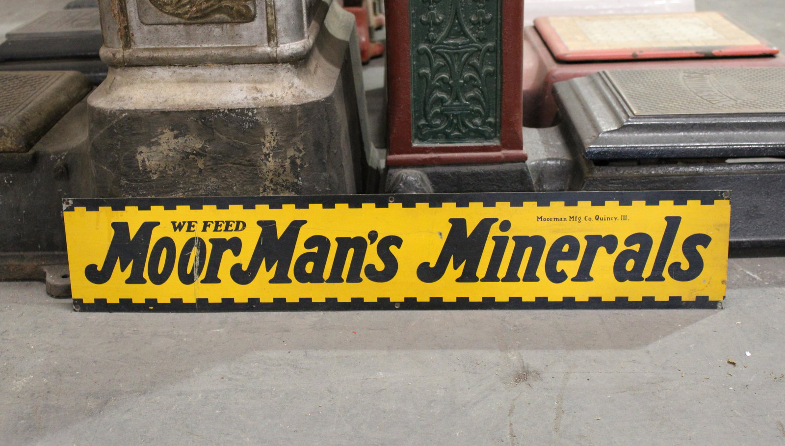 MoorMan's Minerals Feeds Metal Sign (1 of 2)