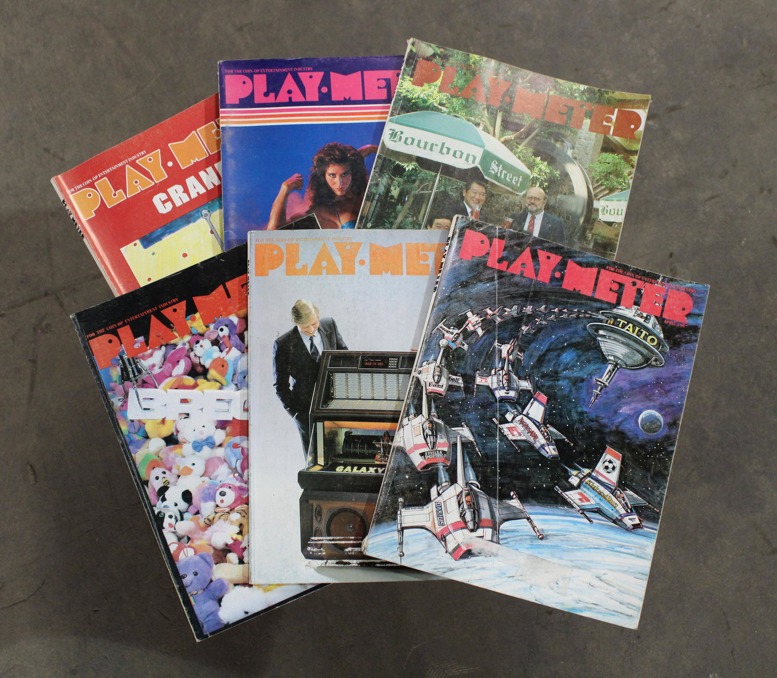 1987 Playmeter Magazines, Lot of 6 (1 of 4)
