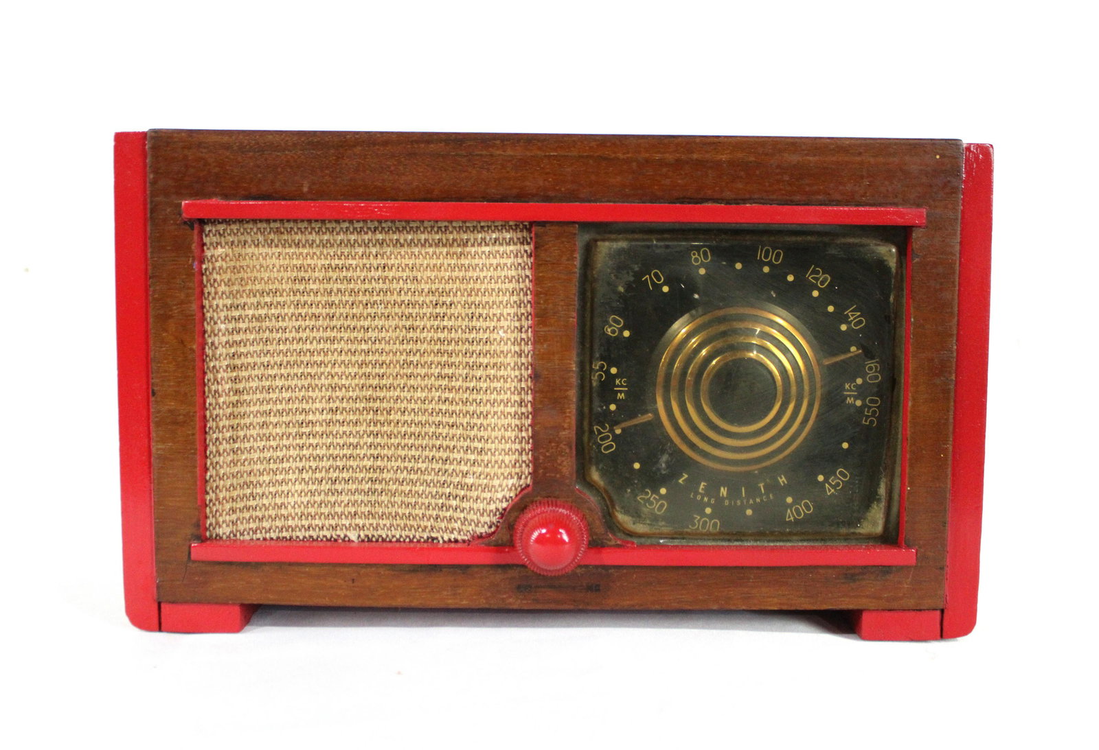 1948 Zenith Consoltone Painted Wooden Radio (1 of 3)