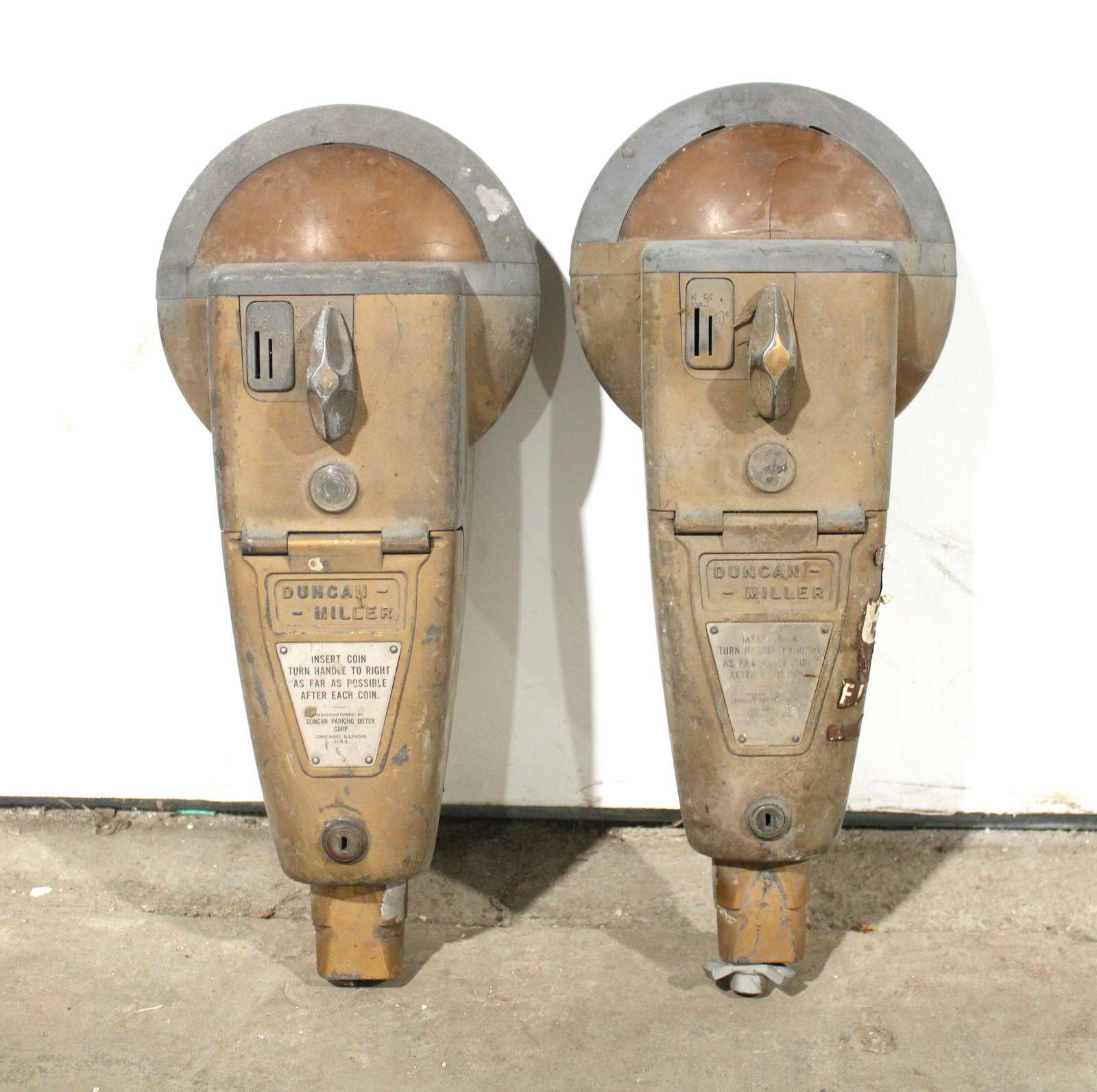 Pair of Duncan Miller Parking Meters (1 of 2)
