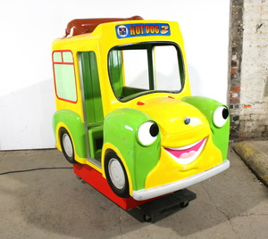 Hot Dog Bus Coin Operated Kiddie Ride