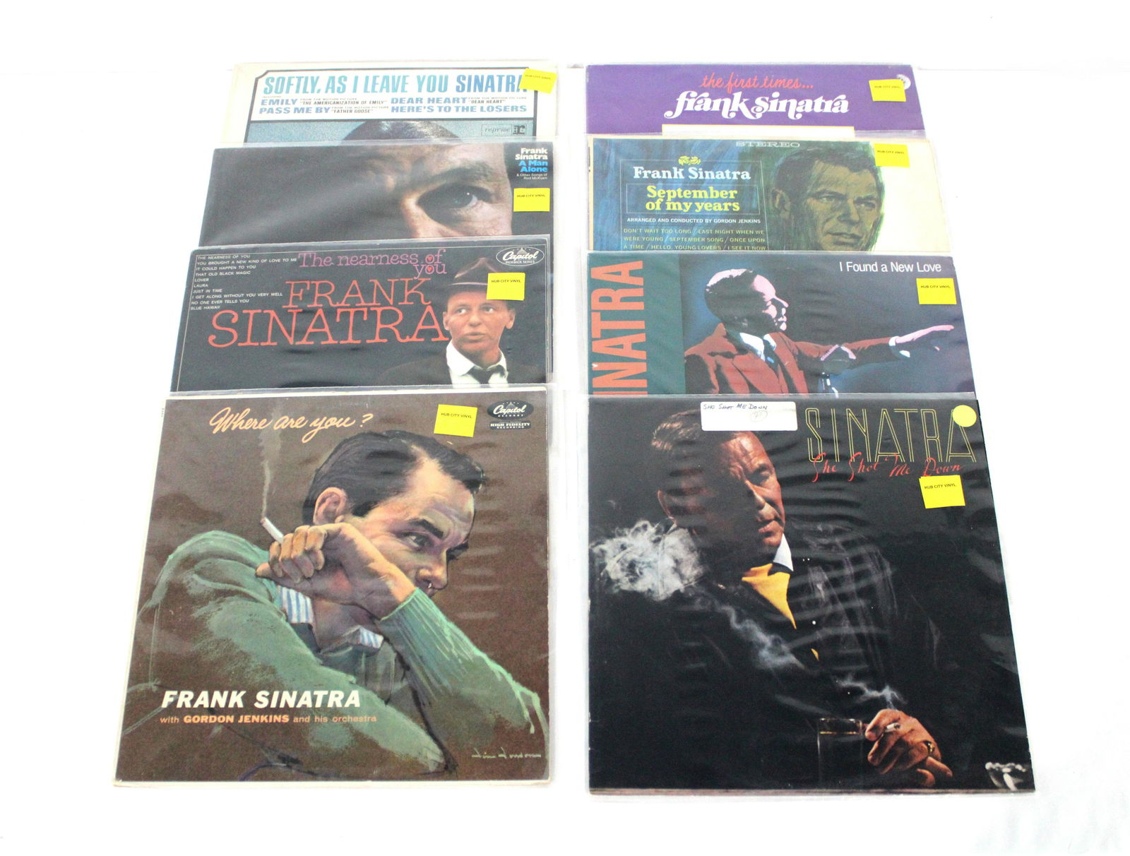Collection of Frank Sinatra Records, Lot of 8 (1 of 1)
