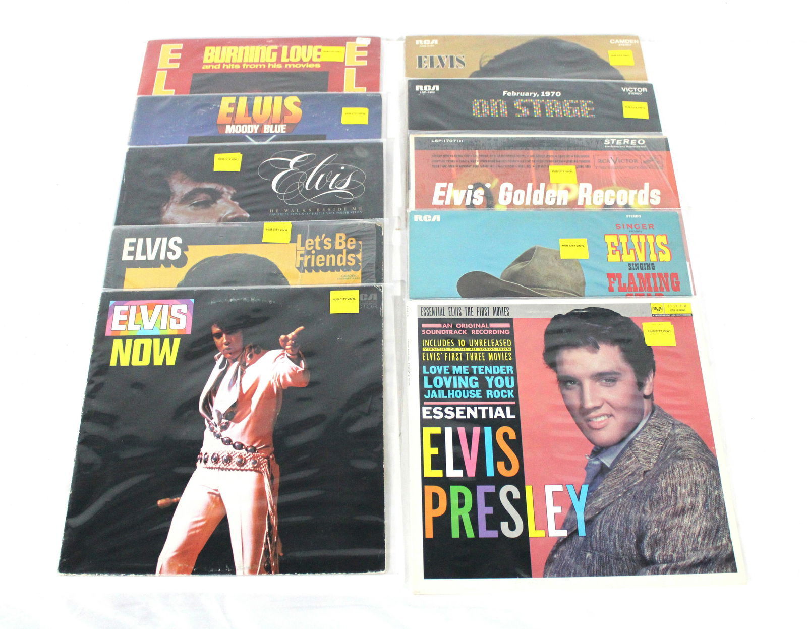 Collection of Elvis Records, Lot of 10 (1 of 1)