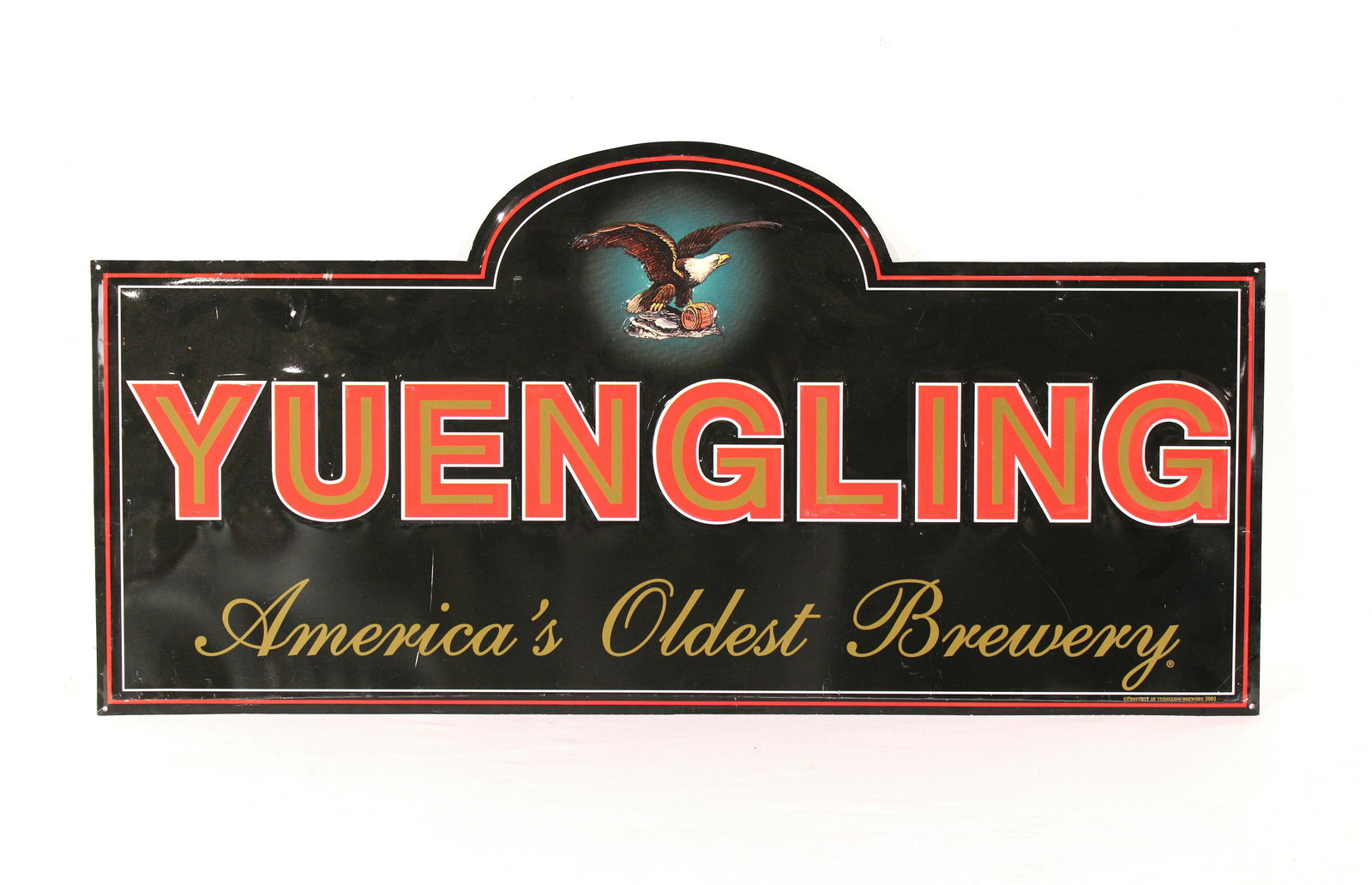 Yuengling Beer Embossed Sign (1 of 2)