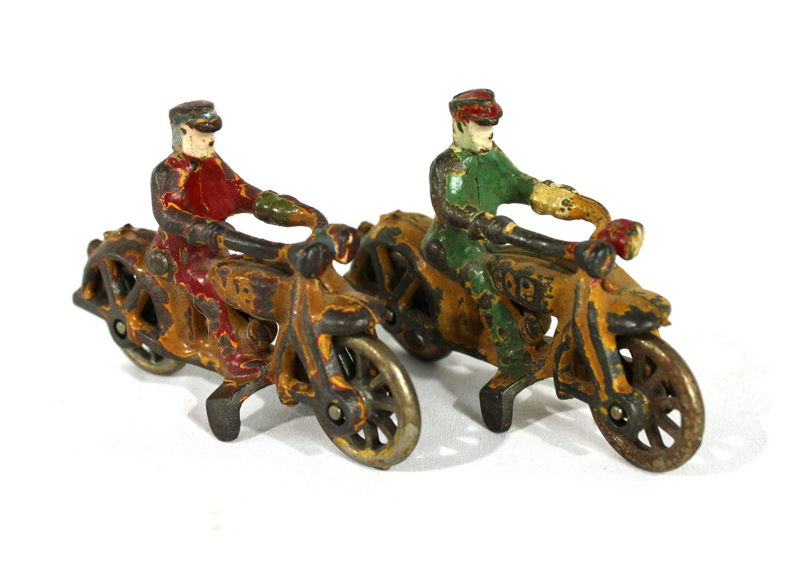 Hubley Cast Iron Motorcycle Cop Toys (1 of 2)