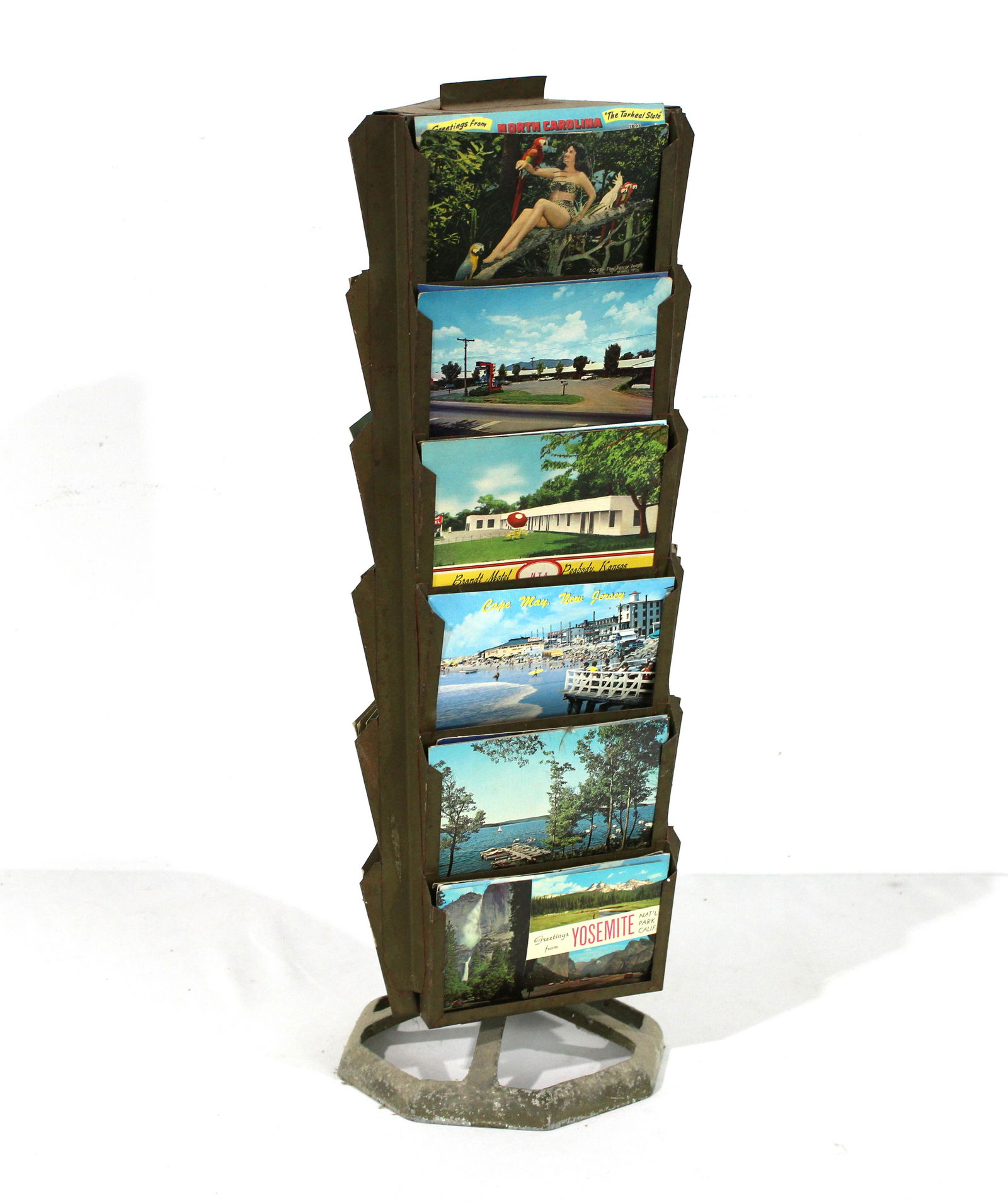 Countertop Metal Postcard Store Display (1 of 1)