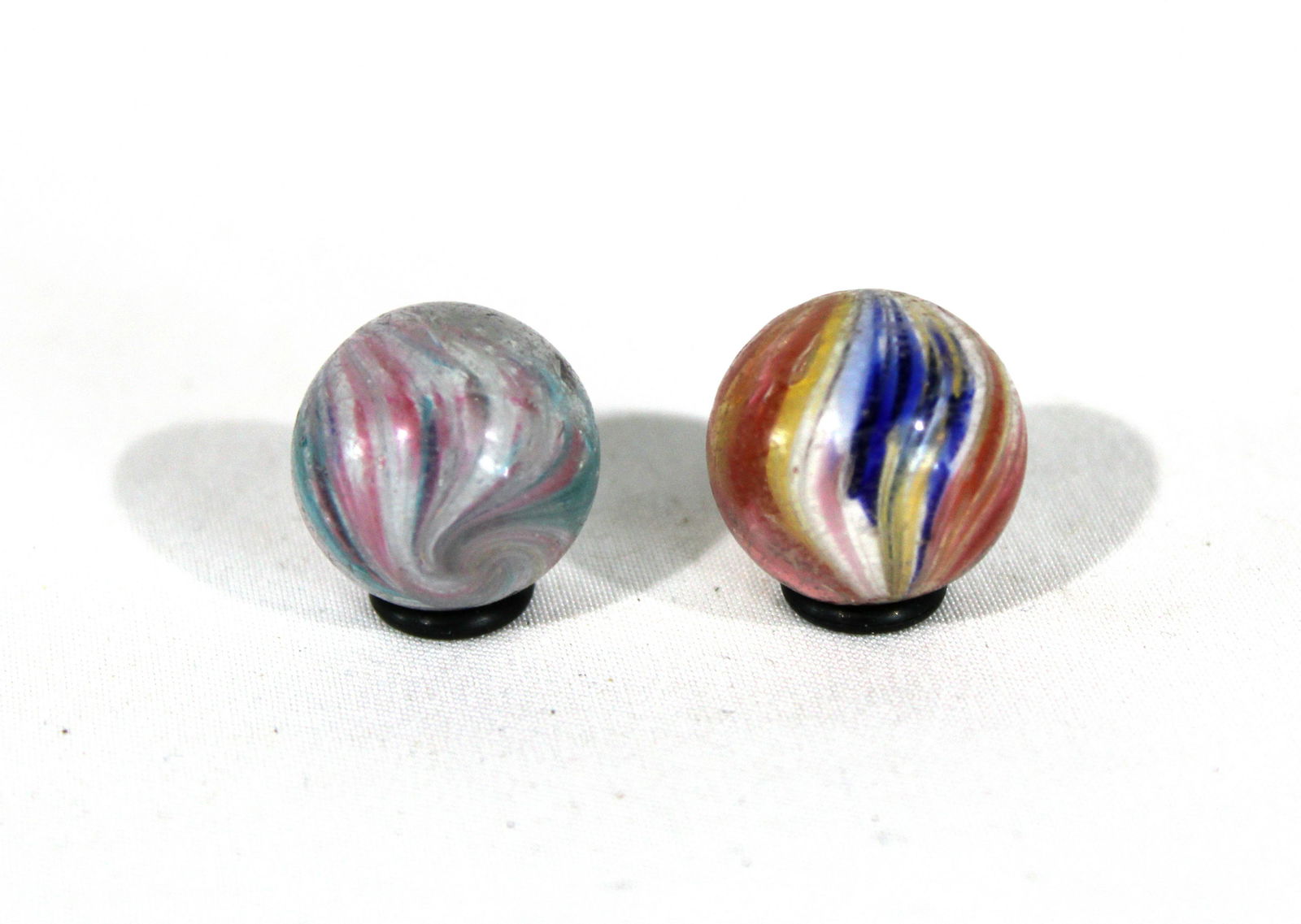 11/16" Onionskin Antique German Handmade Marbles (1 of 3)