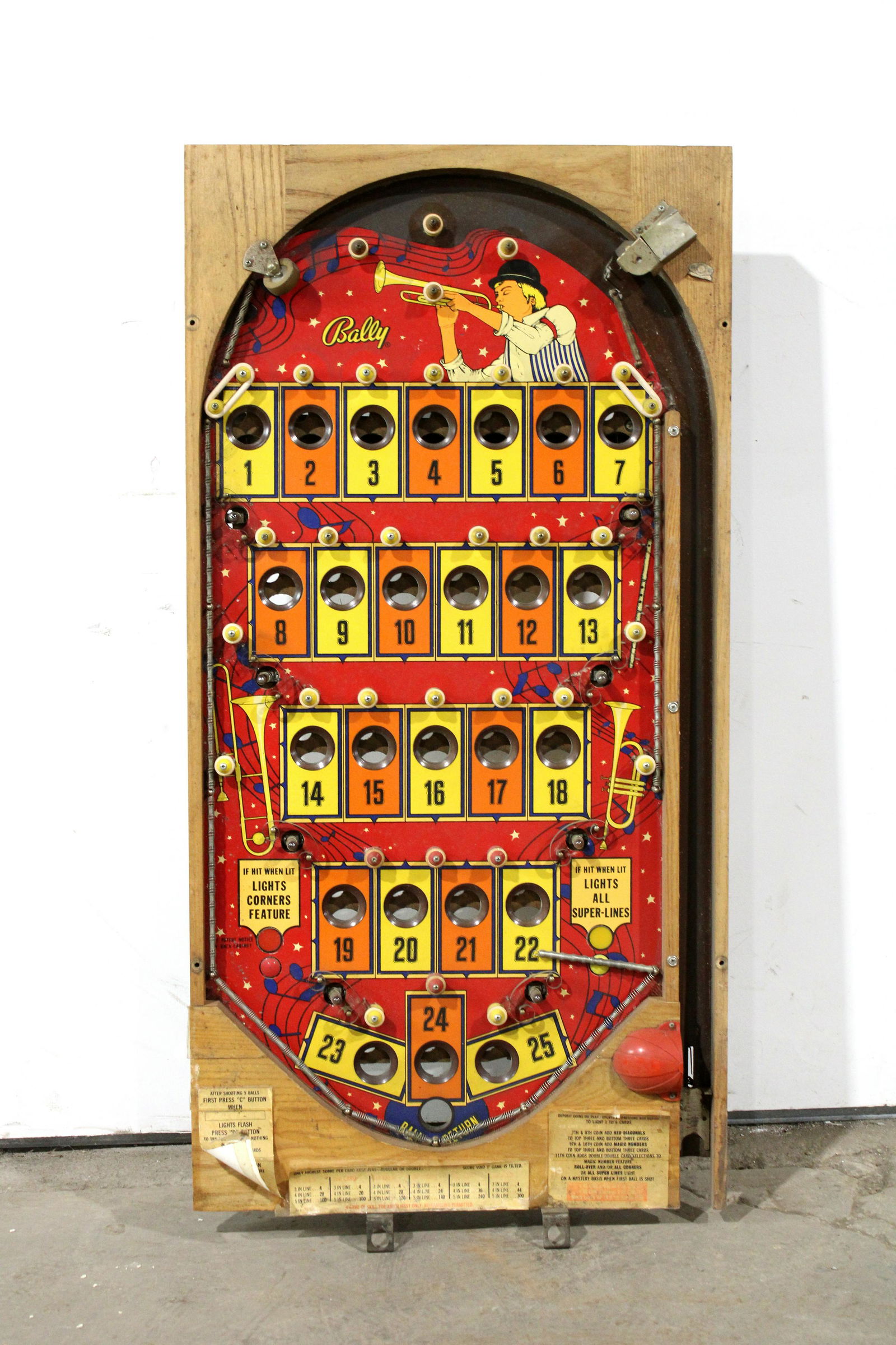 Bally Bingo Pinball Playfield (1 of 2)