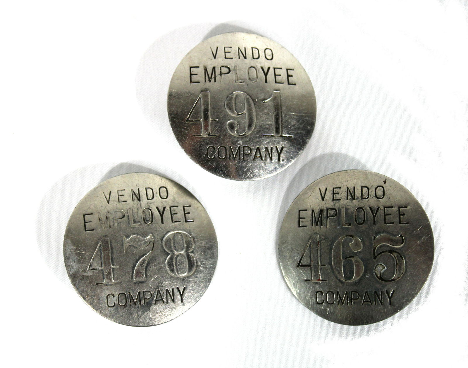 Vendo Coca-Cola Employee Badges (1 of 2)