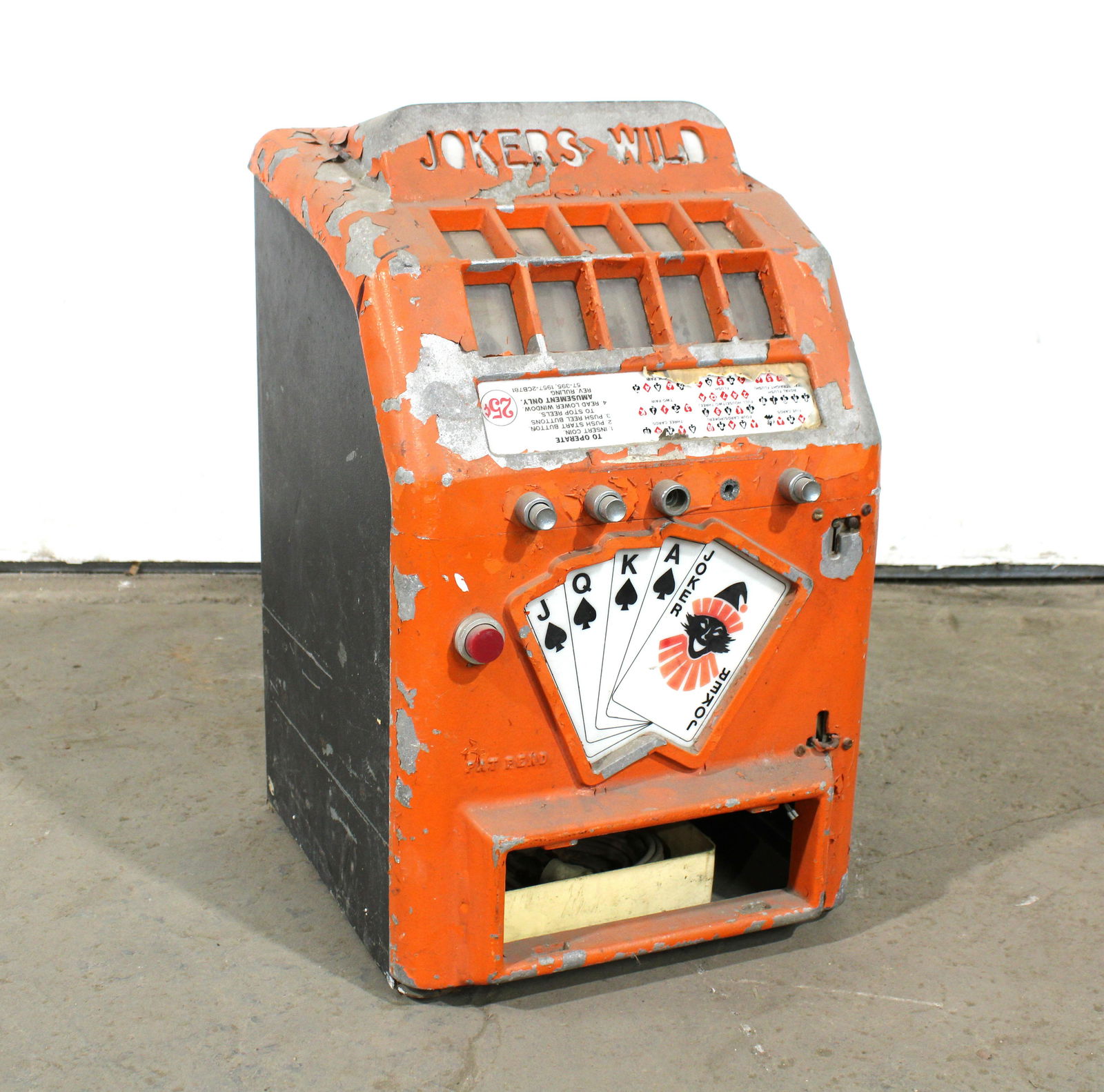 1957 Daval Trade Stimulator Jokers Wild Slot Machine (1 of 4)