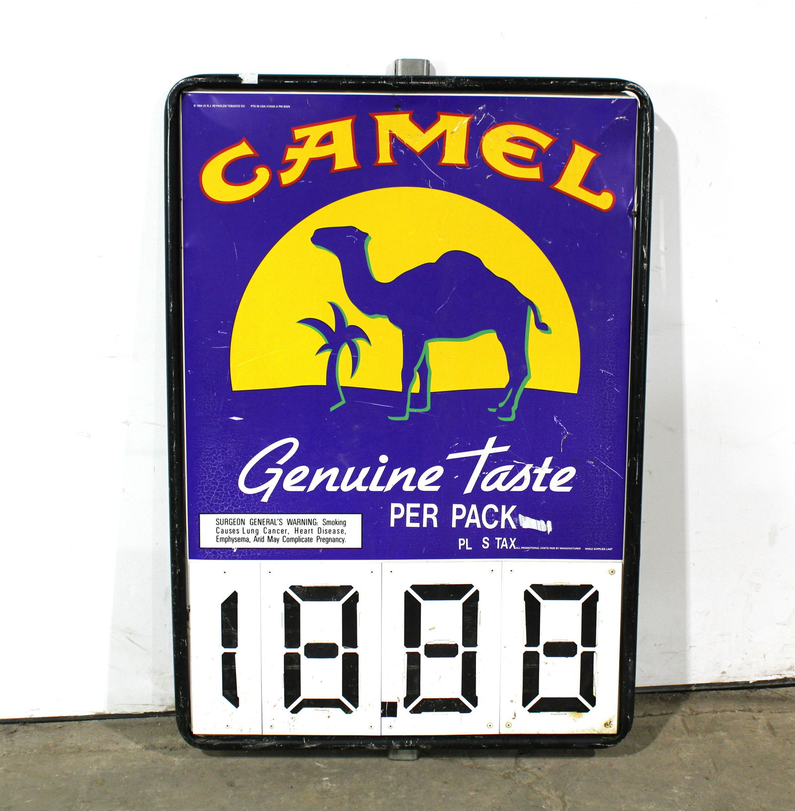 Camel Cigarettes Metal Store Sign (1 of 2)