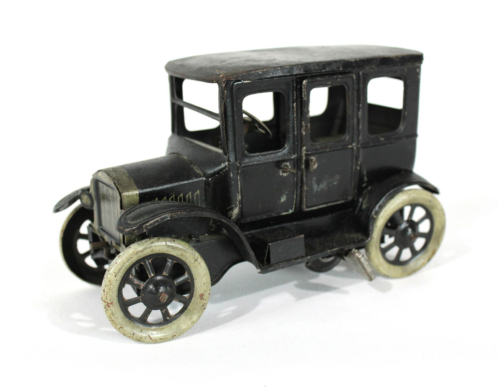 1920s Orobr German Model T Wind-Up Tinplate Toy Car (1 of 4)