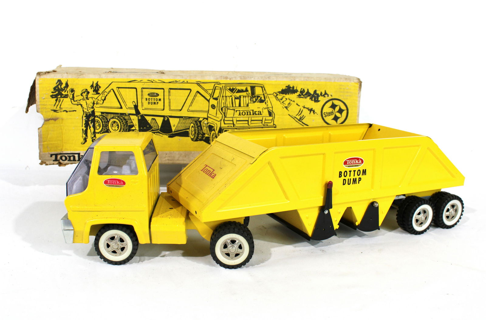 1960s Tonka Bottom Dump Truck in Box #910 (1 of 2)