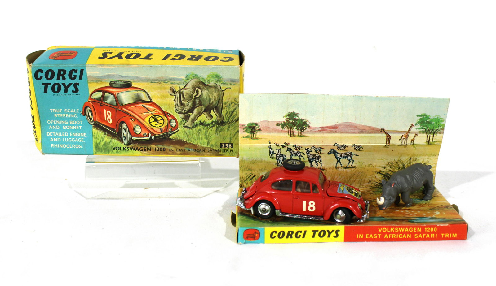 Corgi Toys Volkswagen 1200, East African Safari Trim (1 of 2)