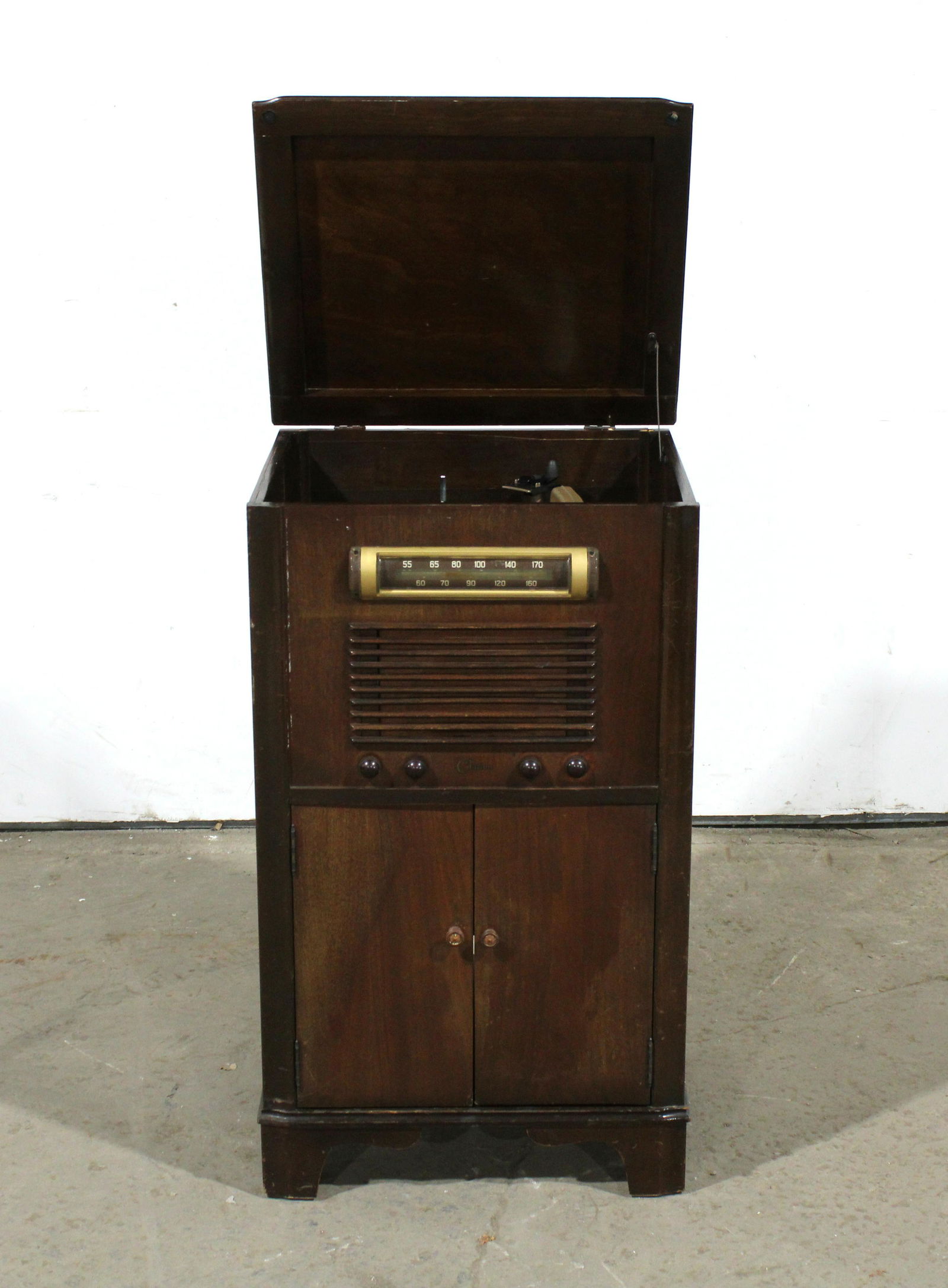 Clarion Record Player/ Floor Model Radio (1 of 6)