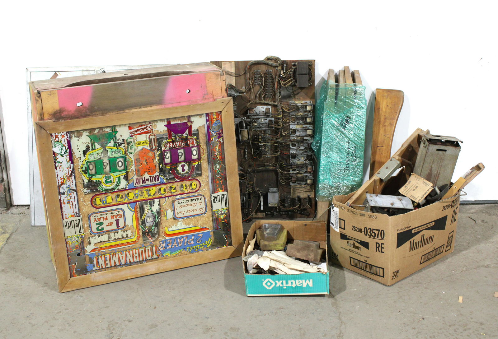 Gottlieb Tournament Woodrail Pinball Parts (1 of 4)