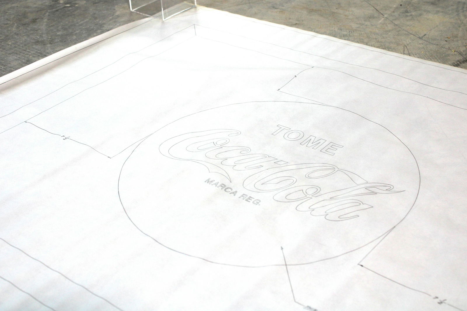 Coca Cola Blueprint, "Panama Export Coolers" (1 of 3)