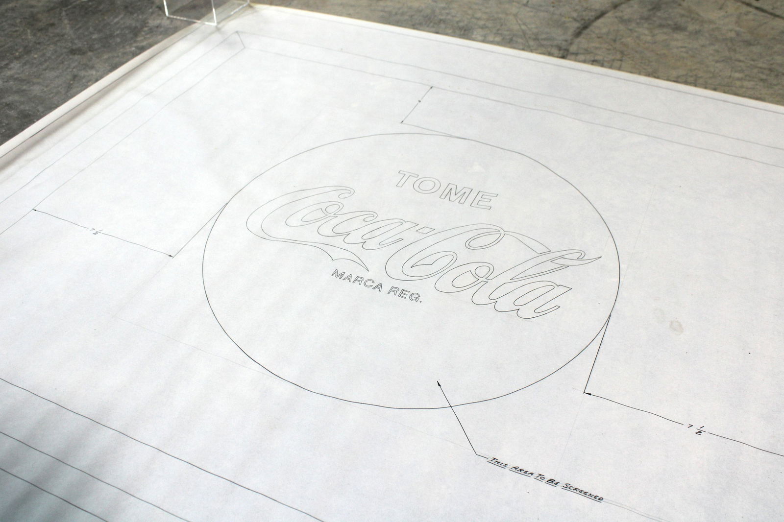 Coca Cola Blueprint, "Santo Domingo Export Coolers" (1 of 3)