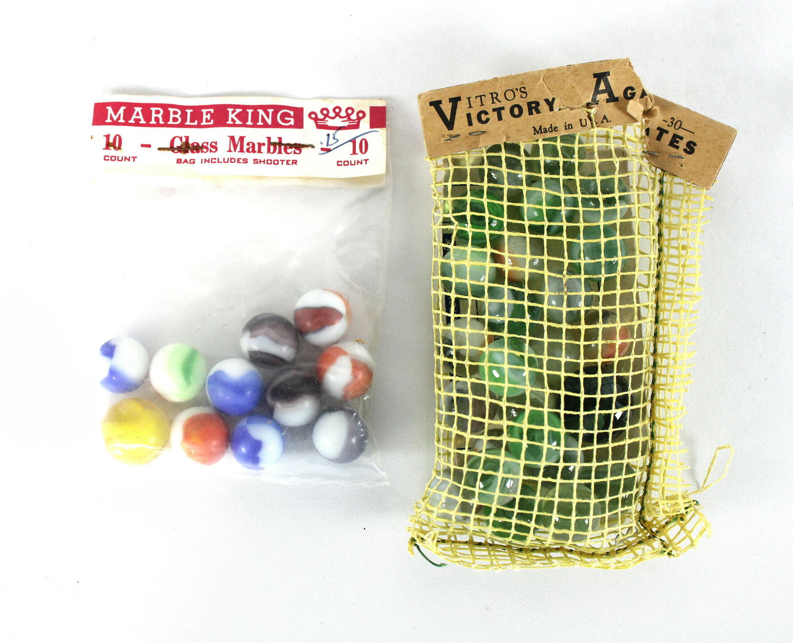 Marble King and Vitro's Victory Agates Marble Bags (1 of 2)