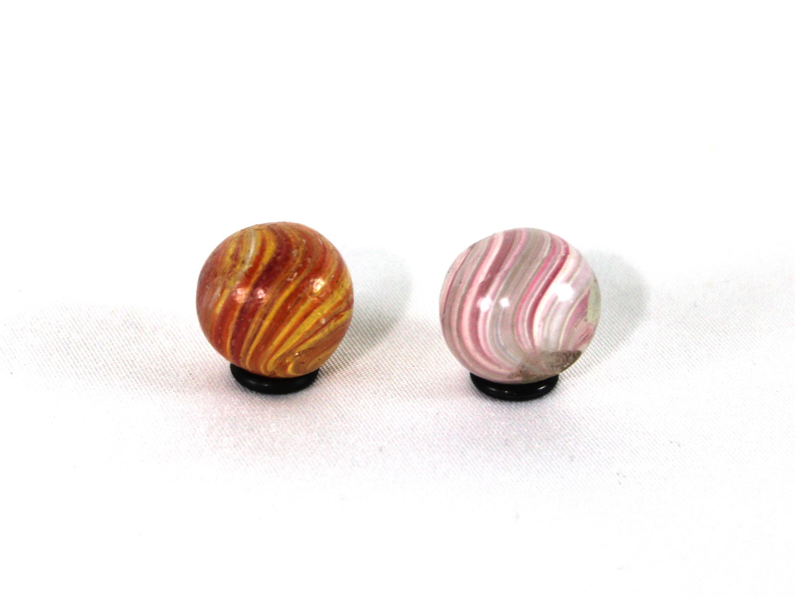 21/32" Antique Handmade German Onionskin Marbles (1 of 3)