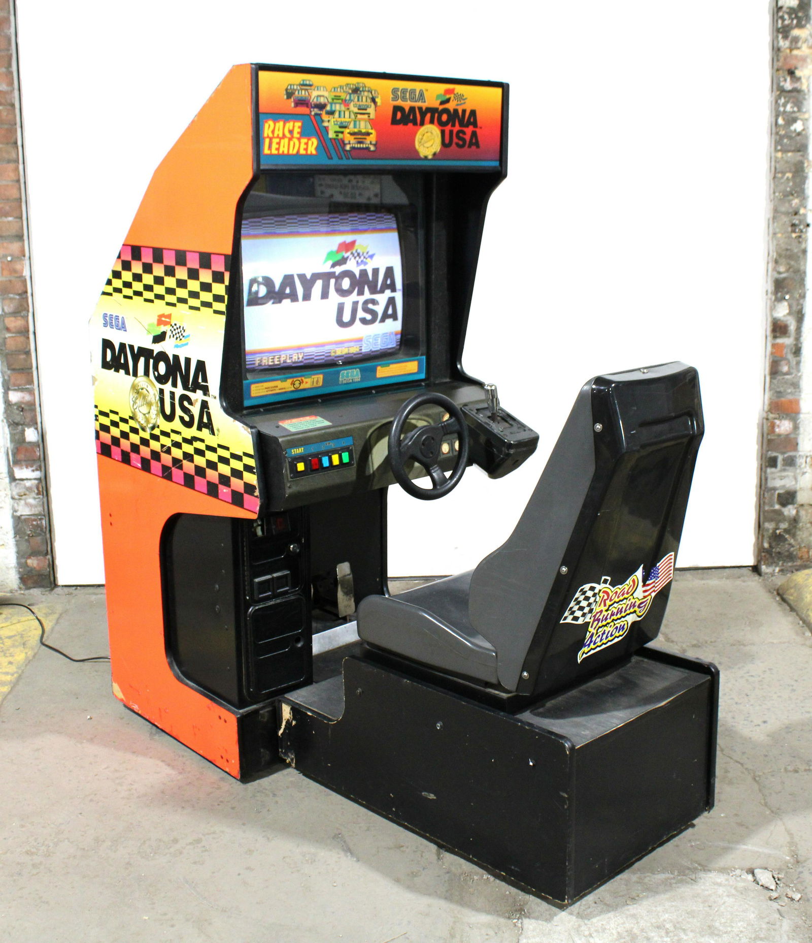 Sega Daytona USA Sit Down Driver Arcade Game (1 of 3)