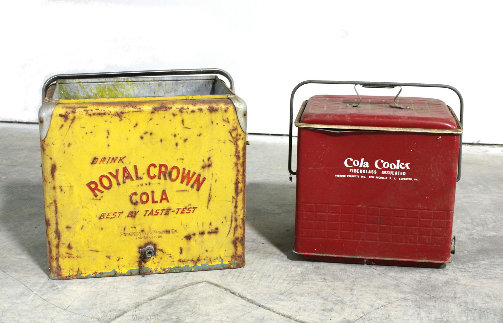 Embossed Royal Crown and Cola Cooler Picnic Coolers (1 of 3)
