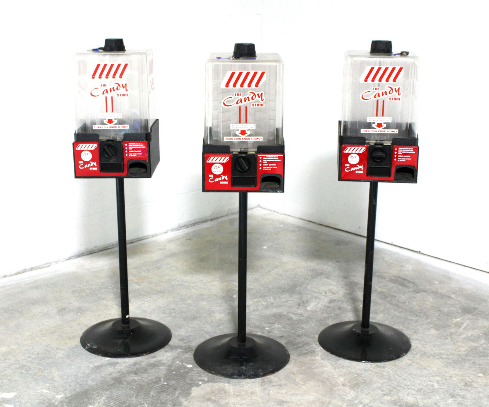 Three Candy Store Vending Machines (1 of 2)