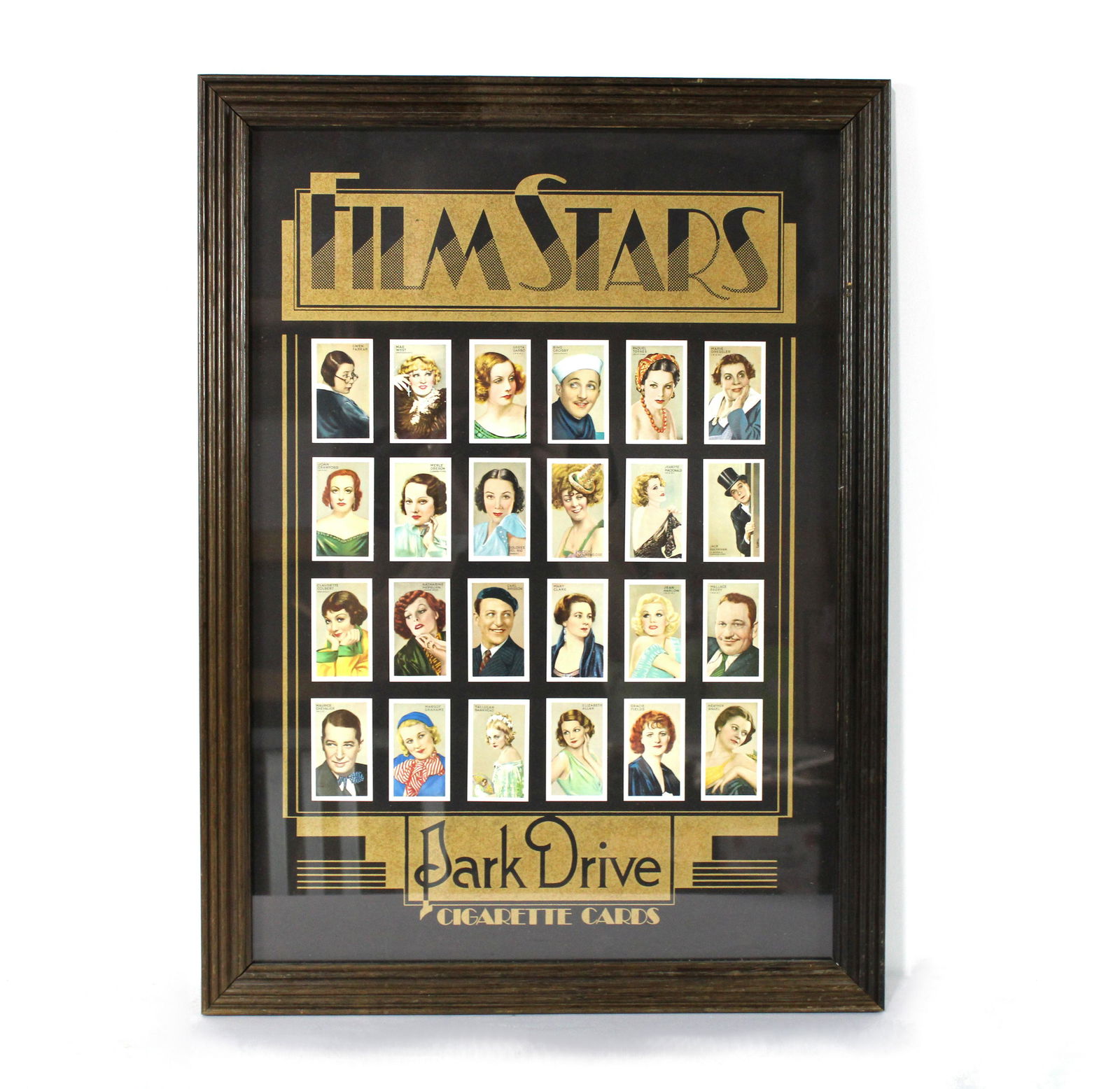 Original Cigarette Cards of Film Stars Framed Art (1 of 3)