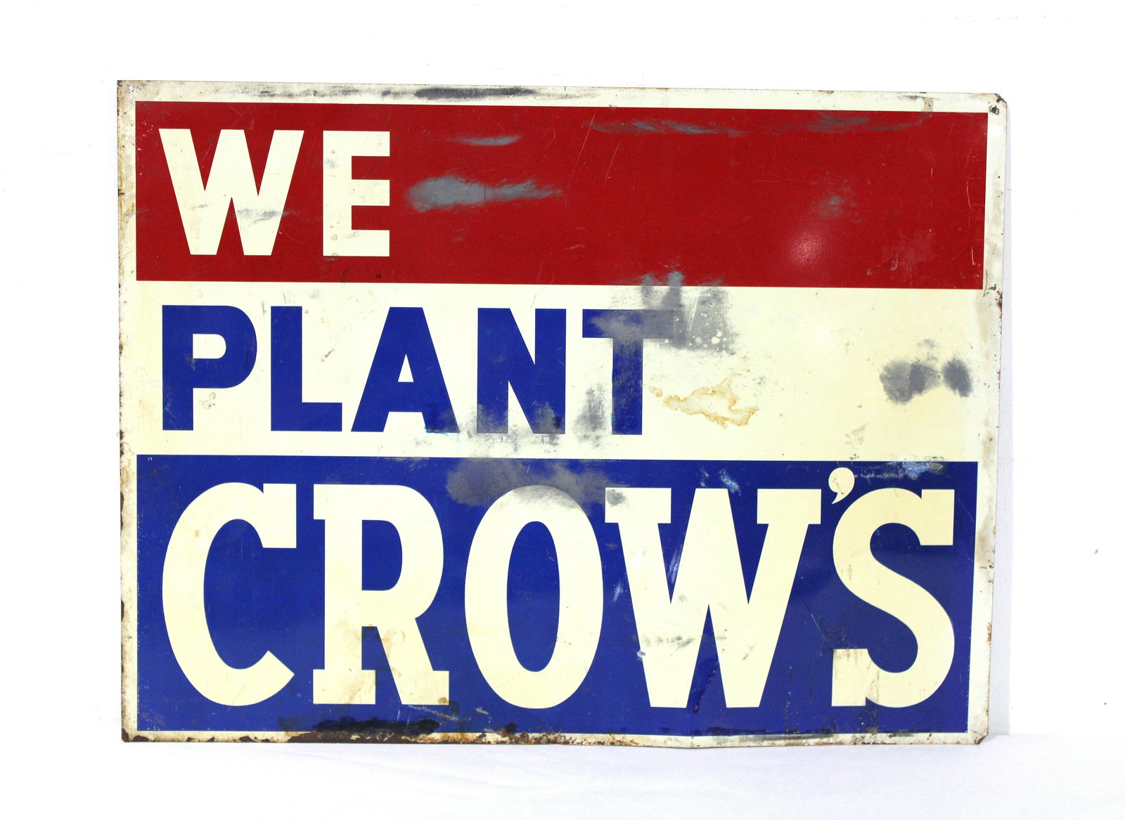 We Plant Crows Metal Feed Sign (1 of 2)