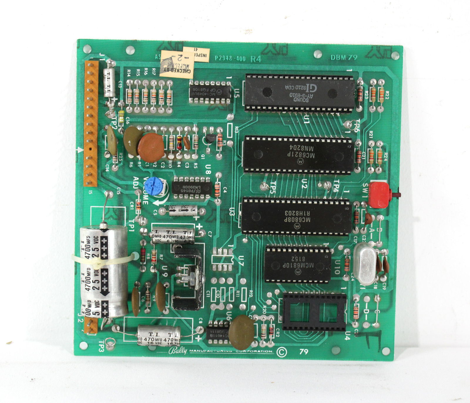 Bally Sound Board 1st. Version from Nitro Ground Shaker (1 of 2)