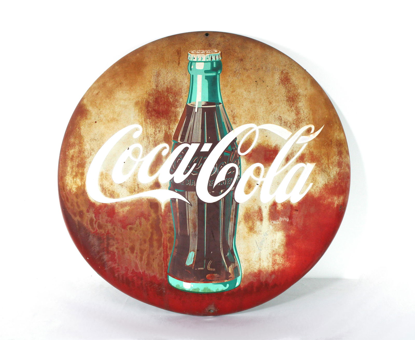 24" Coca Cola Button, AM Sign Co. (1 of 3)