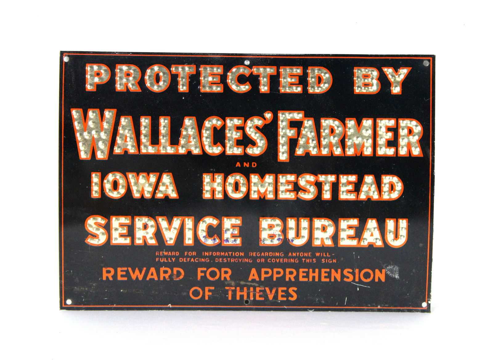 Iowa Farmer Tin Sign (1 of 2)