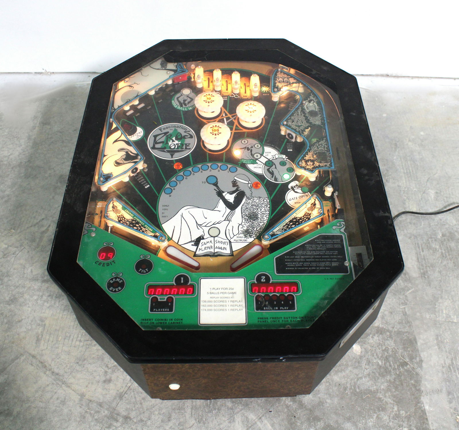 Fascination Eros Tabletop Pinball (1 of 4)