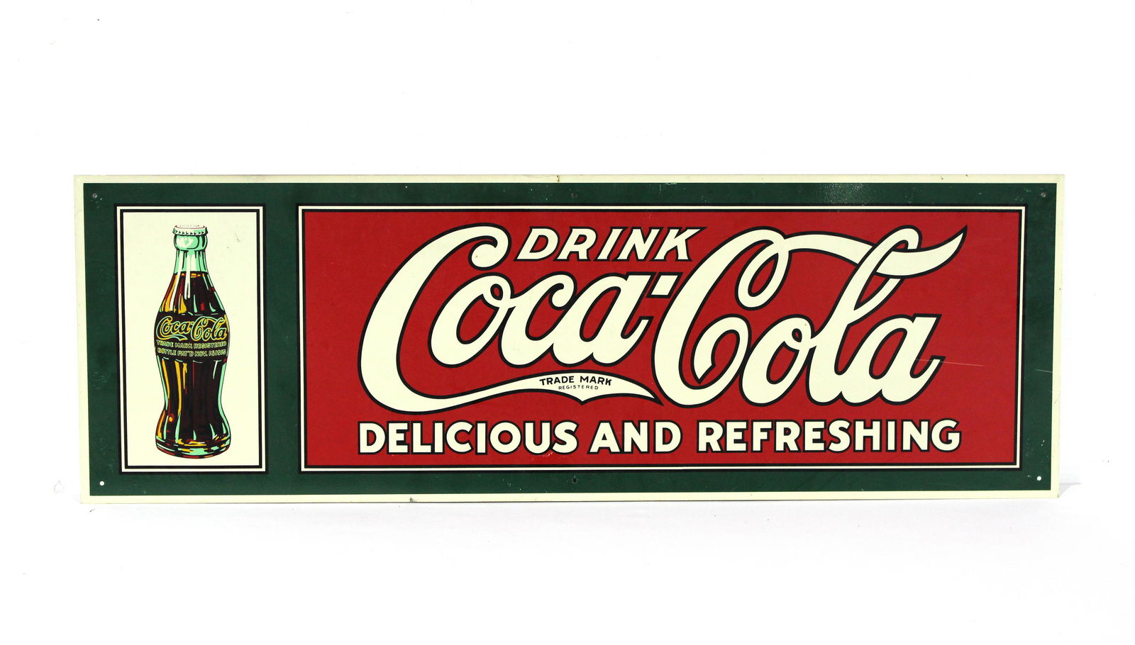 Drink Coca Cola Refreshing Advertising Sign (1 of 2)