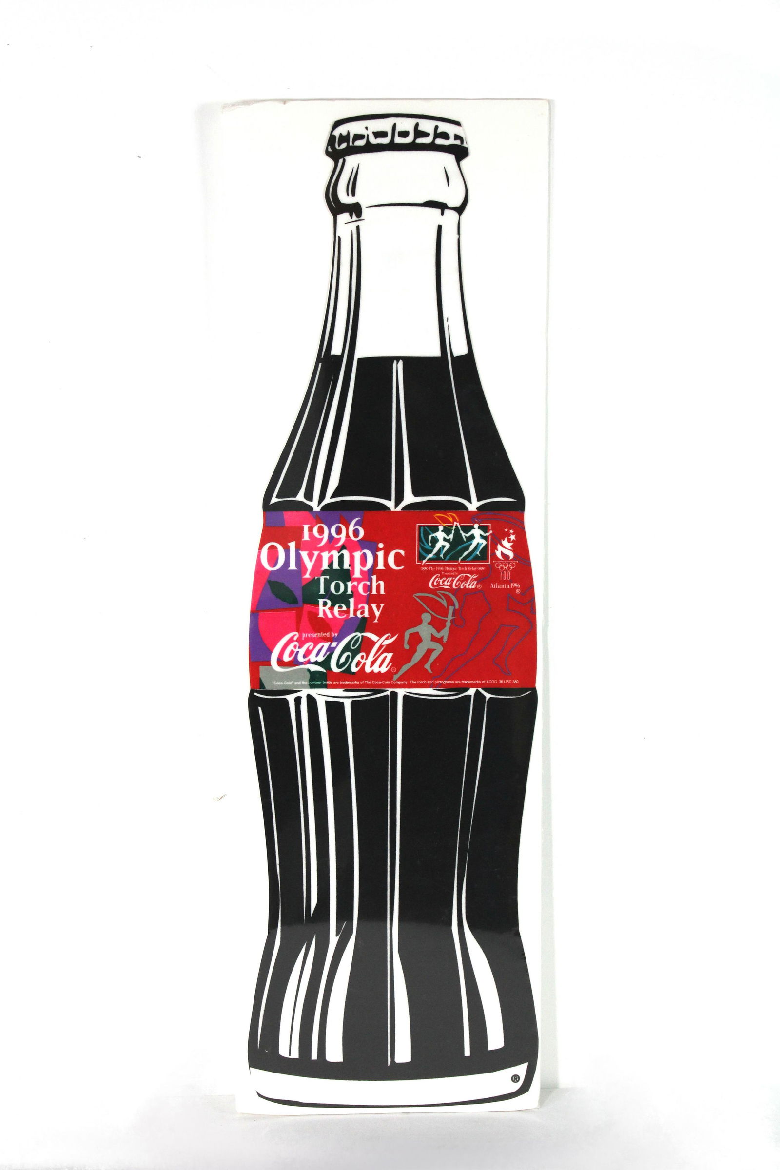 Coca Cola Olympic Relay Promotional Felt Bottle (1 of 1)