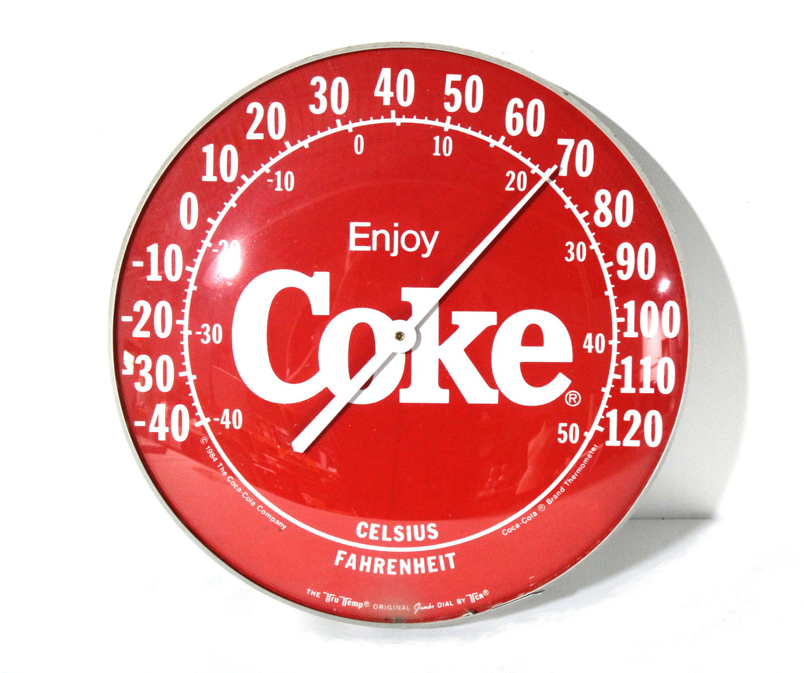 Enjoy Coke Glass Face Clock (1 of 1)