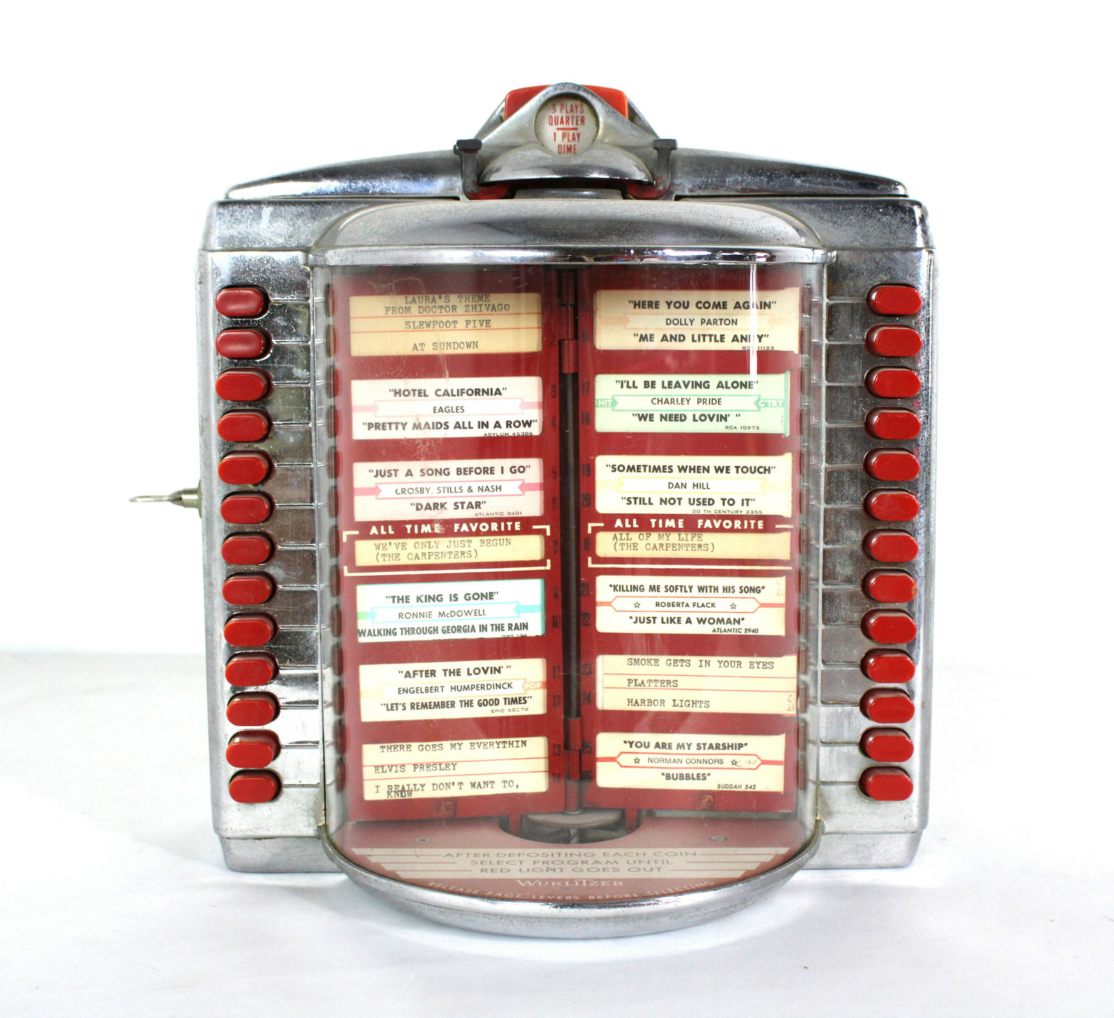 Wurlitzer Coin Operated Wallbox (1 of 3)