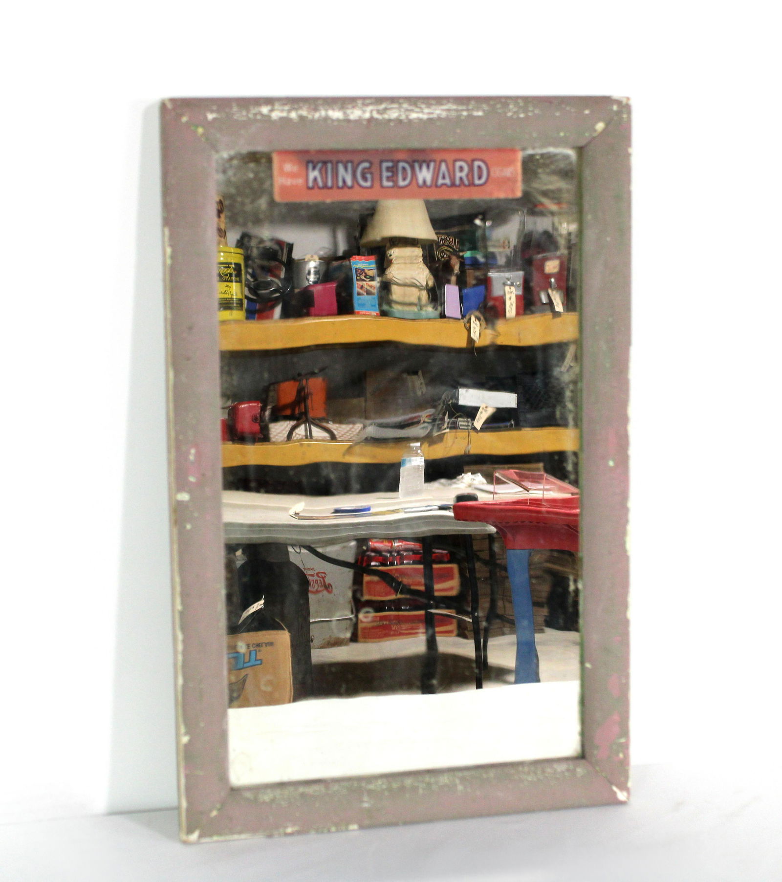 King Edward Cigars Advertising Mirror (1 of 3)