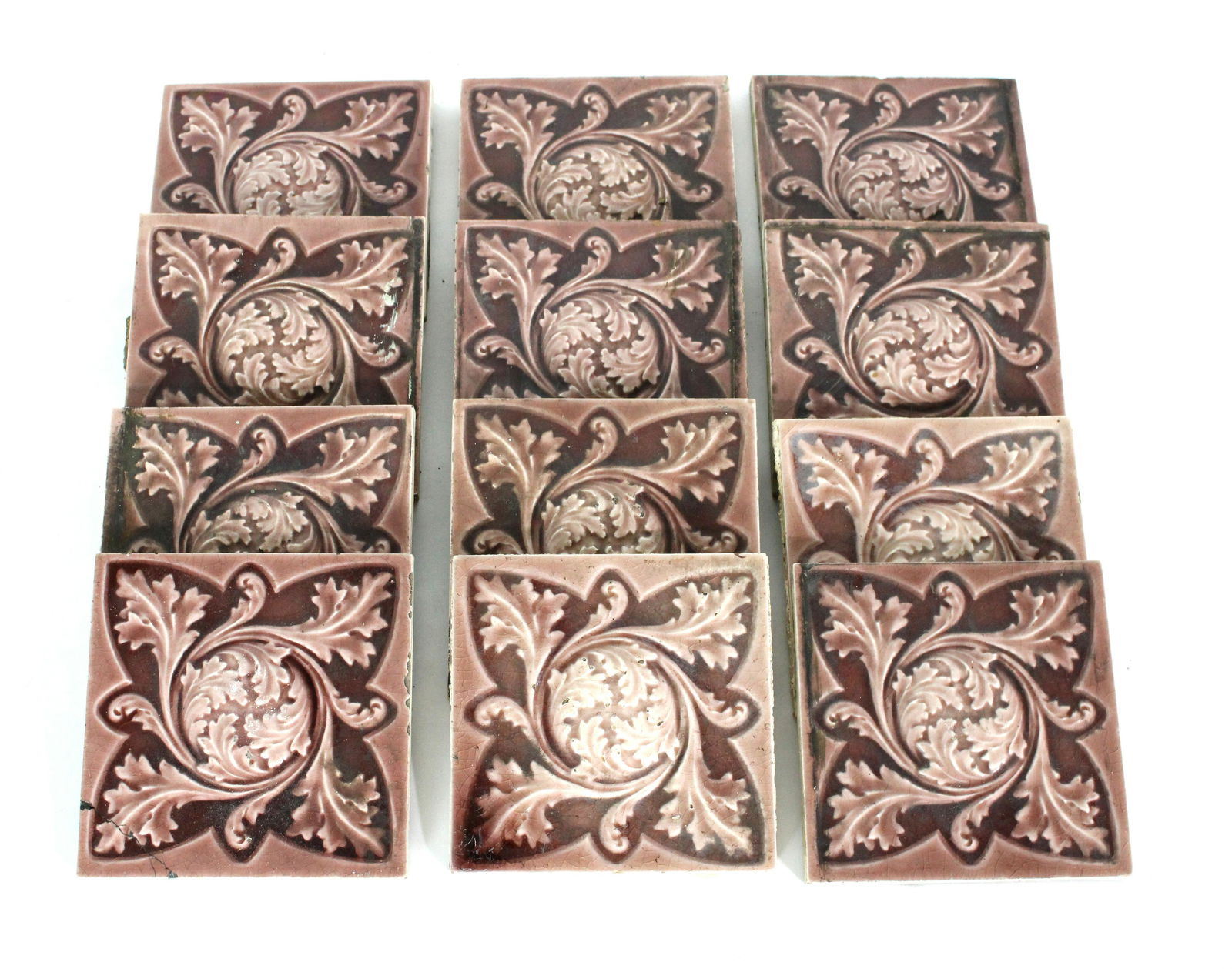 Trent Fireplace Tiles, Set of 12 (1 of 2)
