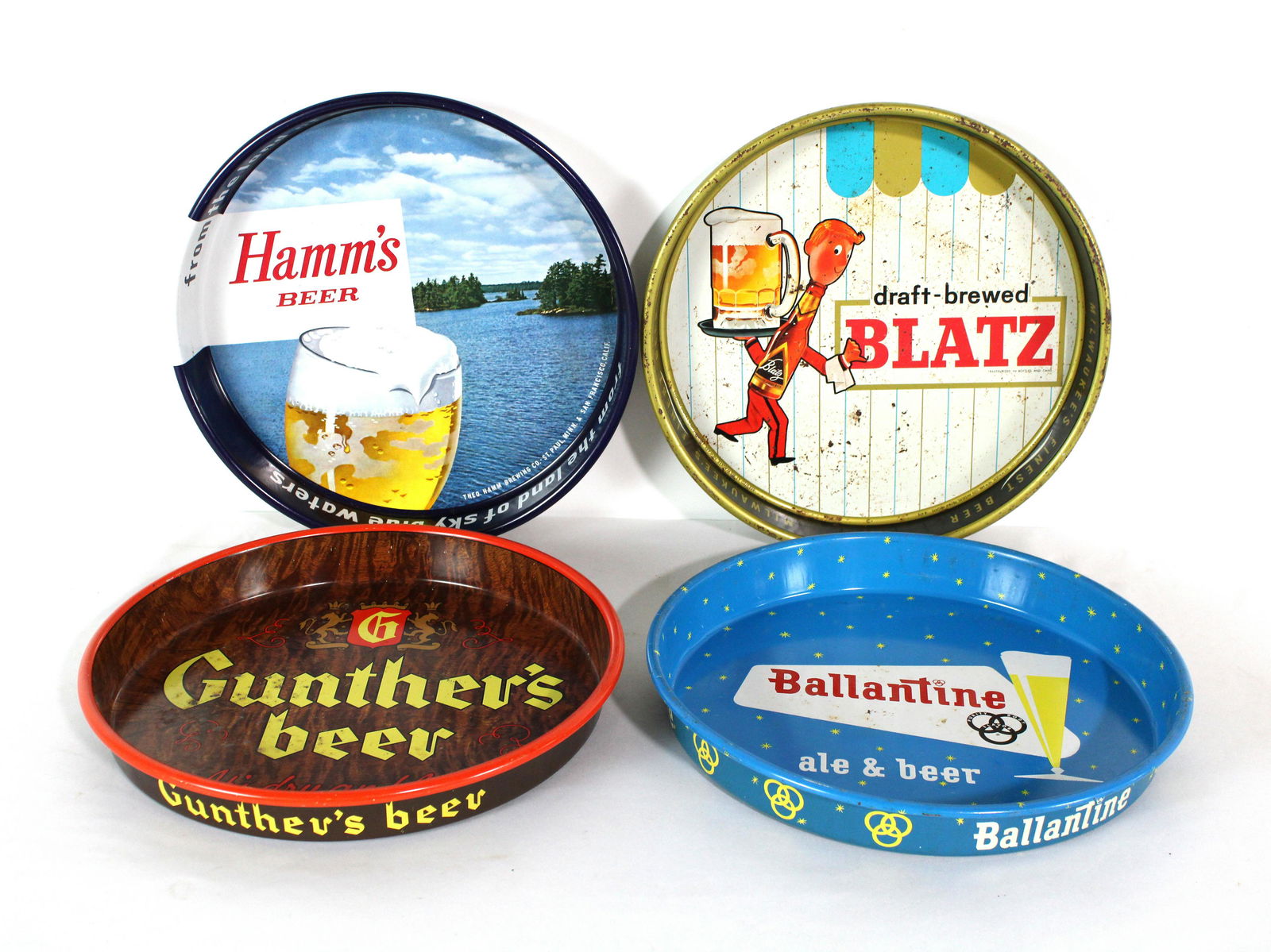 Beer Trays including Blatz and Ballentine (1 of 2)
