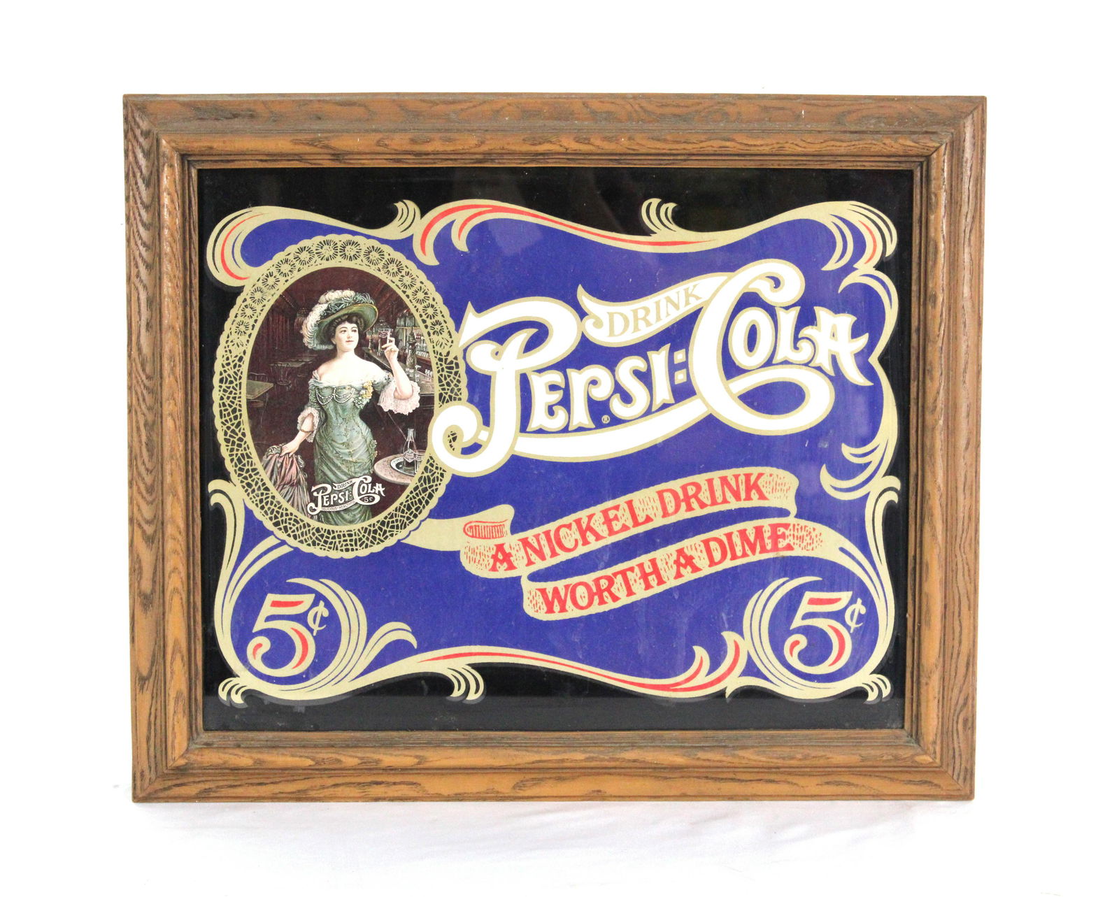 Pepsi Cola Framed Advertisement (1 of 2)