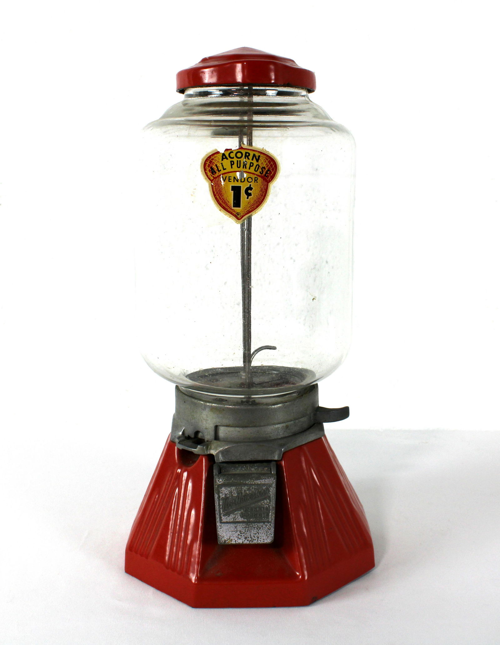 Northwestern Coin Operated Gumball Vending Machine (1 of 3)