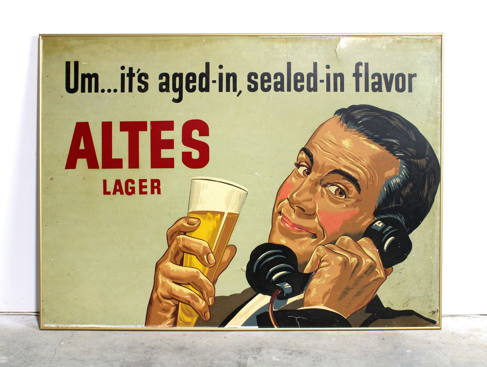 Altes Lager Framed Cardboard Advertisement (1 of 3)