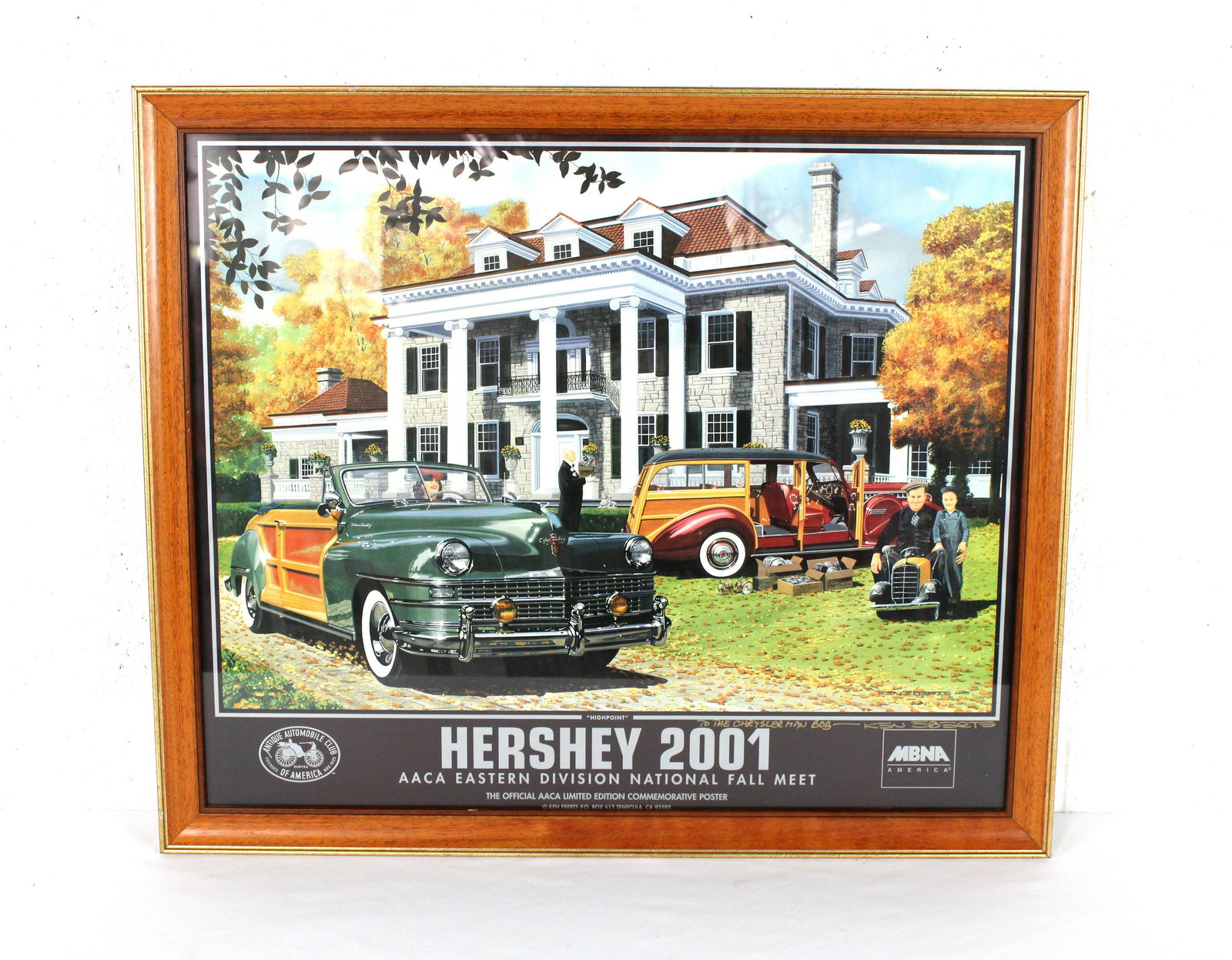 Autographed Antique Auto Club of America Hershey Poster (1 of 3)